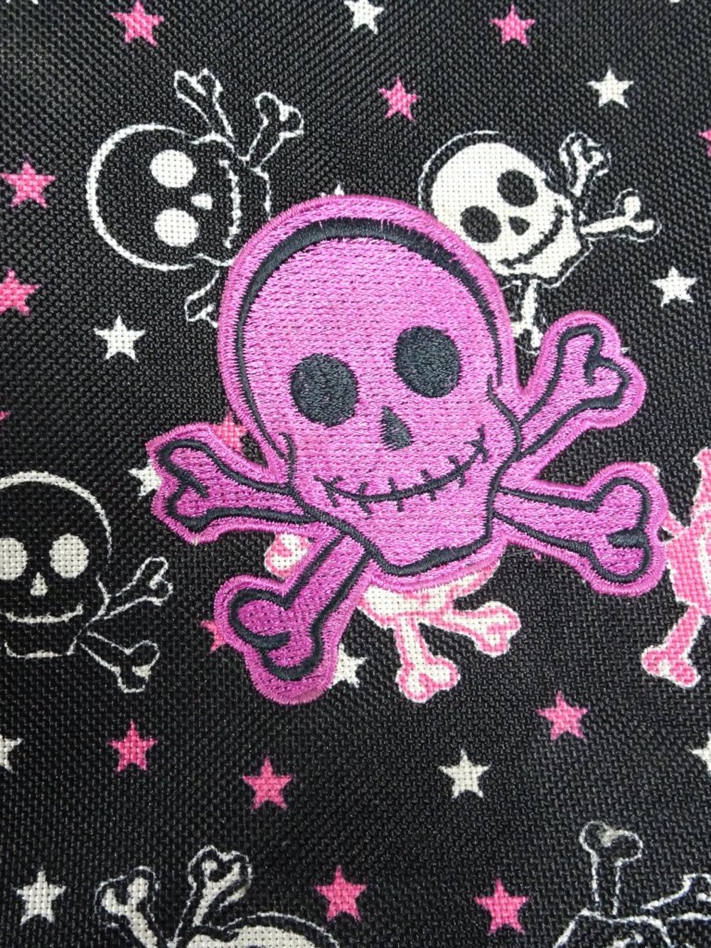 Skulls and Crossbones Stars Tote Bag - Picture 3 of 8